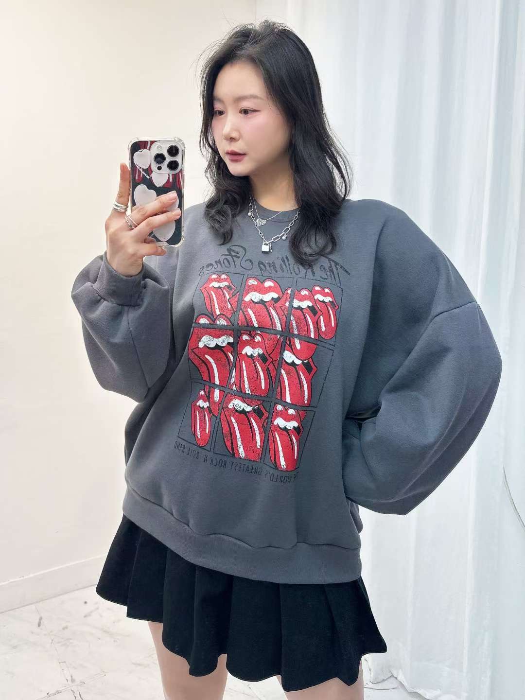 POMNANA韓國代購㊣女裝新品熱賣休閑真品推薦職業25秋冬衛衣POMNANA衛衣圖色3