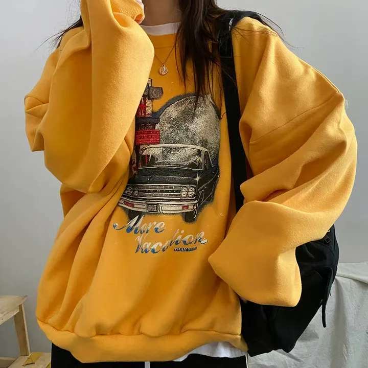 POMNANA韓國直郵㊣女士新款推薦職業人氣休閑熱賣25秋冬衛衣POMNANA衛衣圖色1