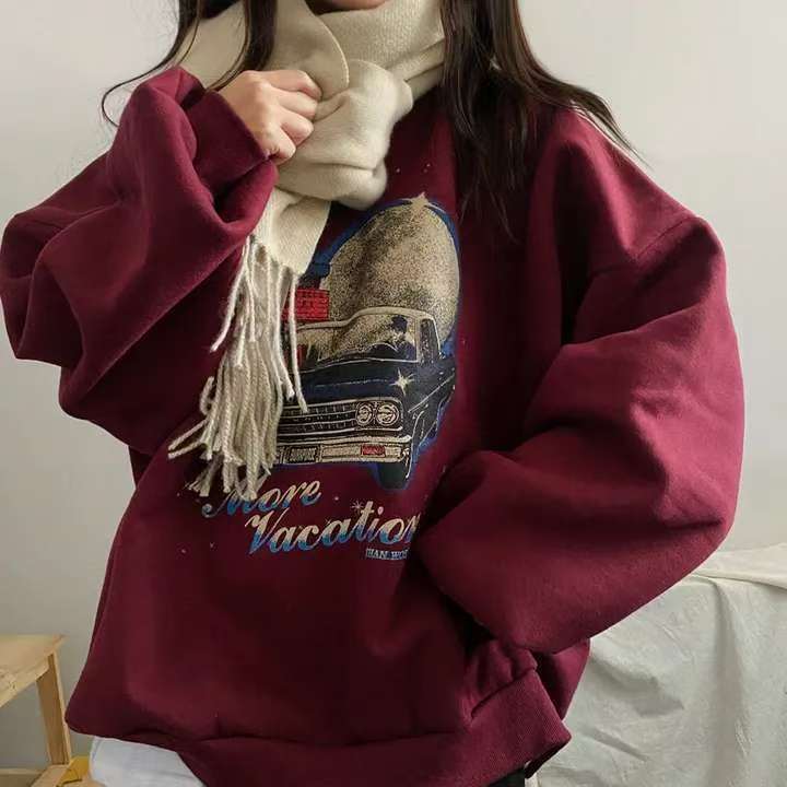 POMNANA韓國直郵㊣女士新款推薦職業人氣休閑熱賣25秋冬衛衣POMNANA衛衣圖色2