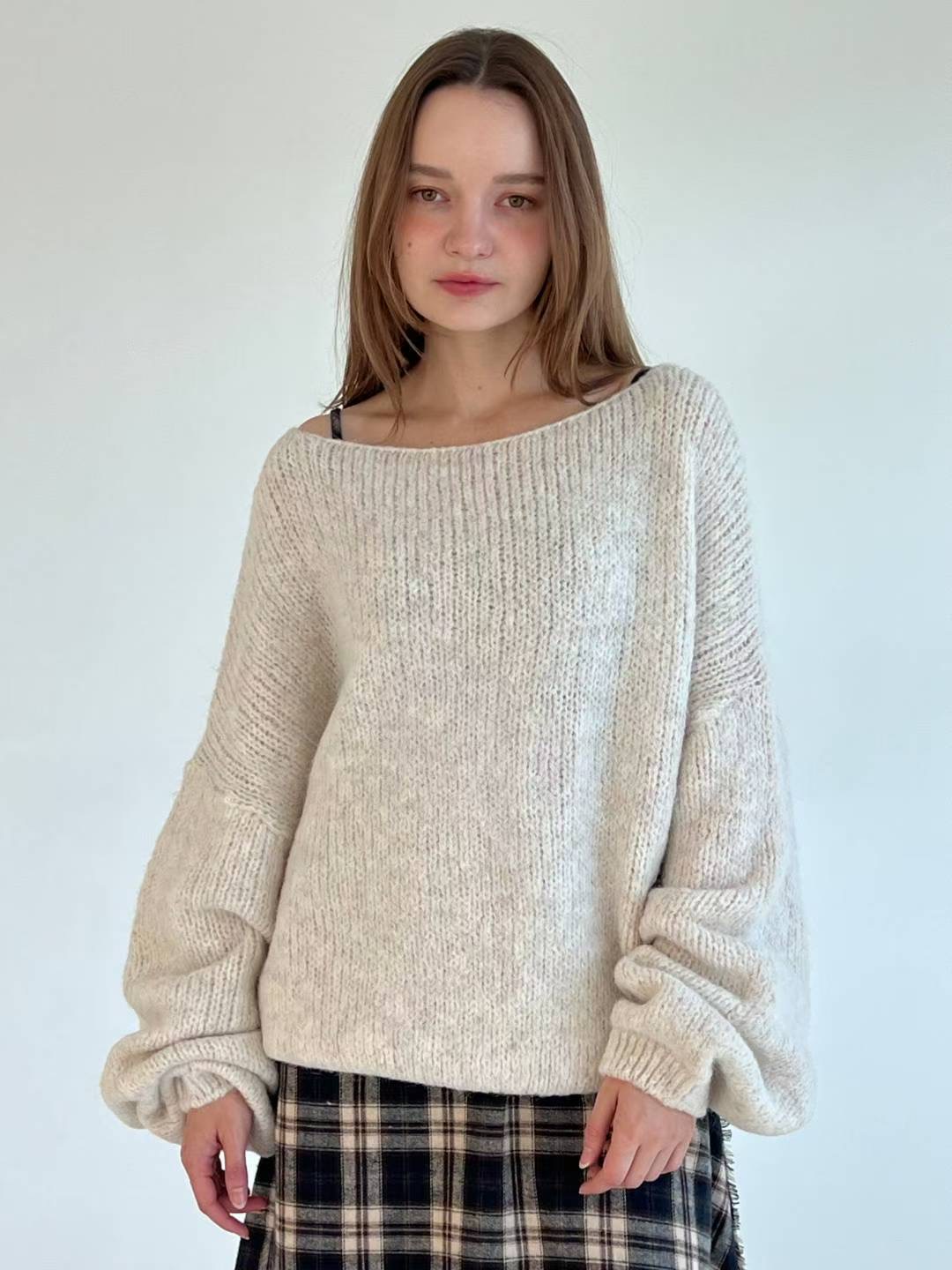 THE BON東大門㊣代購女裝新品真品時尚25秋冬休閑熱賣毛衣THE BON毛衣圖色2