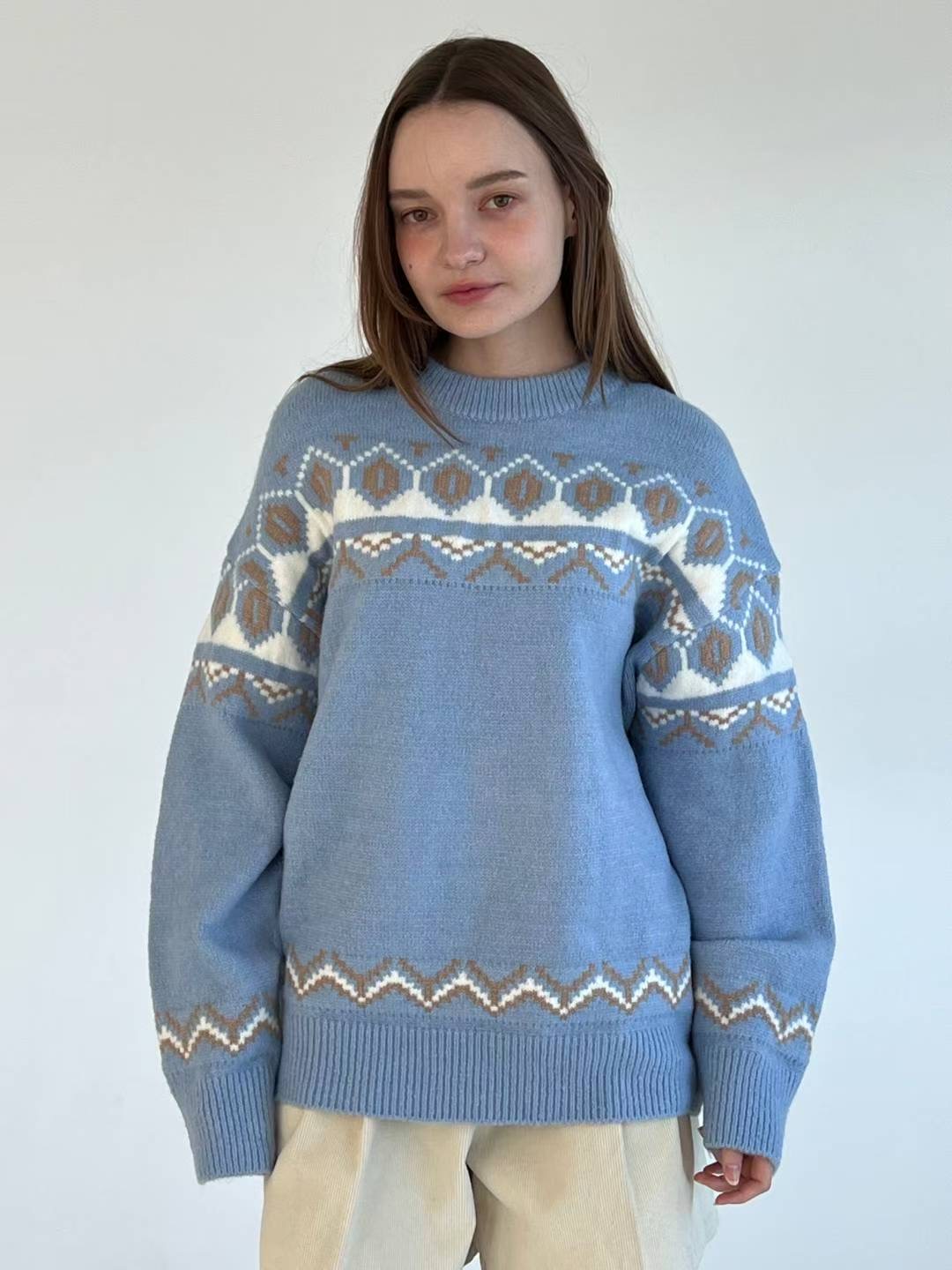 THE BON東大門㊣實拍女裝新款職業人氣時尚真品25秋冬毛衣THE BON毛衣圖色1