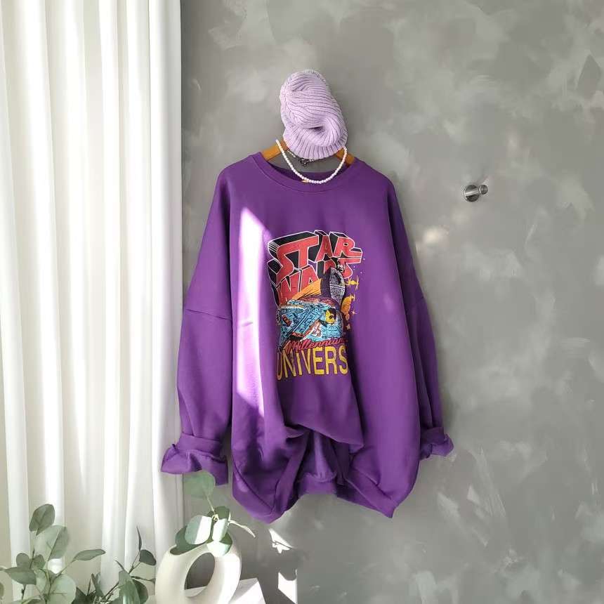 POMNANA東大門㊣代購女裝新品25秋冬時尚推薦休閑熱賣人氣衛衣POMNANA衛衣圖色1