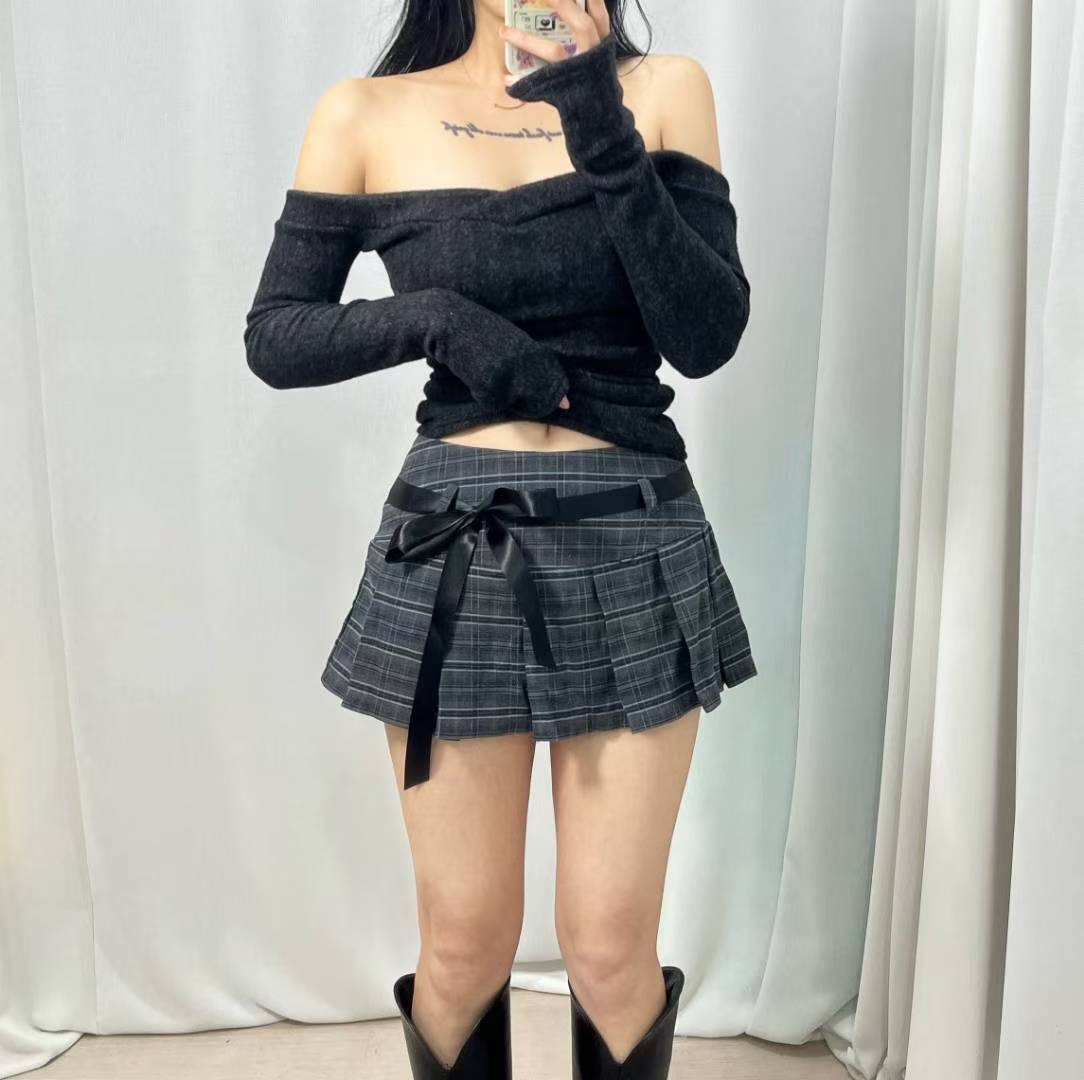 GANJI-간지-T韓國代購㊣女士新品休閑人氣熱賣25秋冬短裙GANJI-ot短裙圖色1