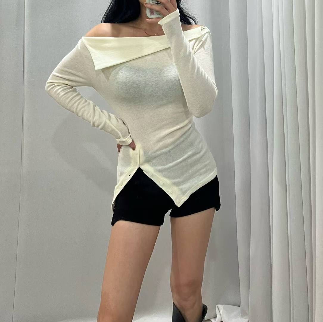 GANJI-간지-T東大門㊣實拍女士新款人氣時尚熱賣推薦長袖T恤GANJI-ot長袖T恤圖色2