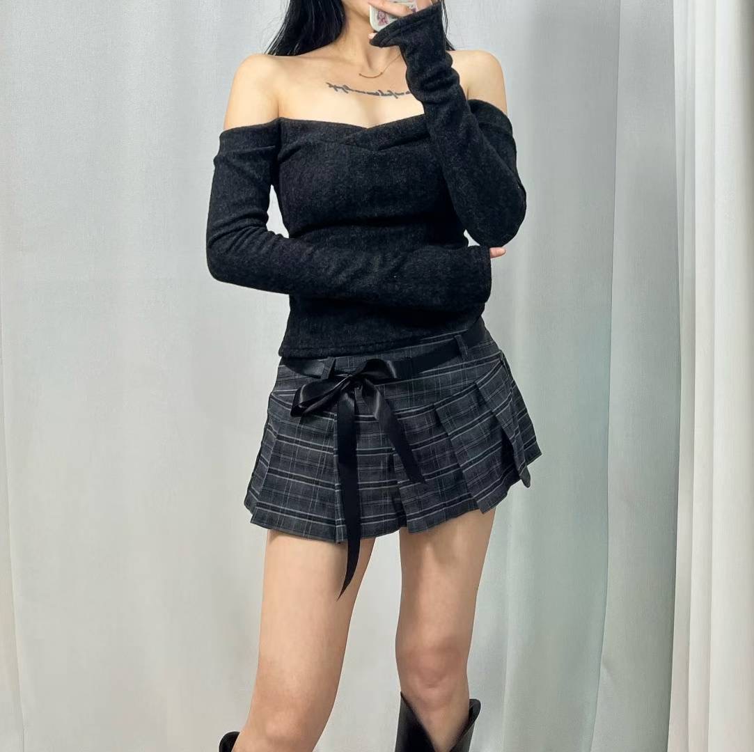 GANJI-간지-T韓國直郵㊣女裝新款25秋冬人氣真品休閑長袖T恤GANJI-ot長袖T恤圖色3