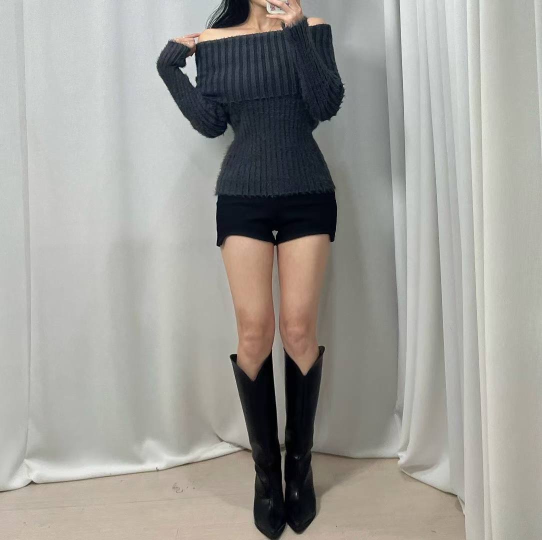 GANJI-간지-T韓國直郵㊣女士新款時尚人氣真品休閑針織衫GANJI-ot針織衫圖色2