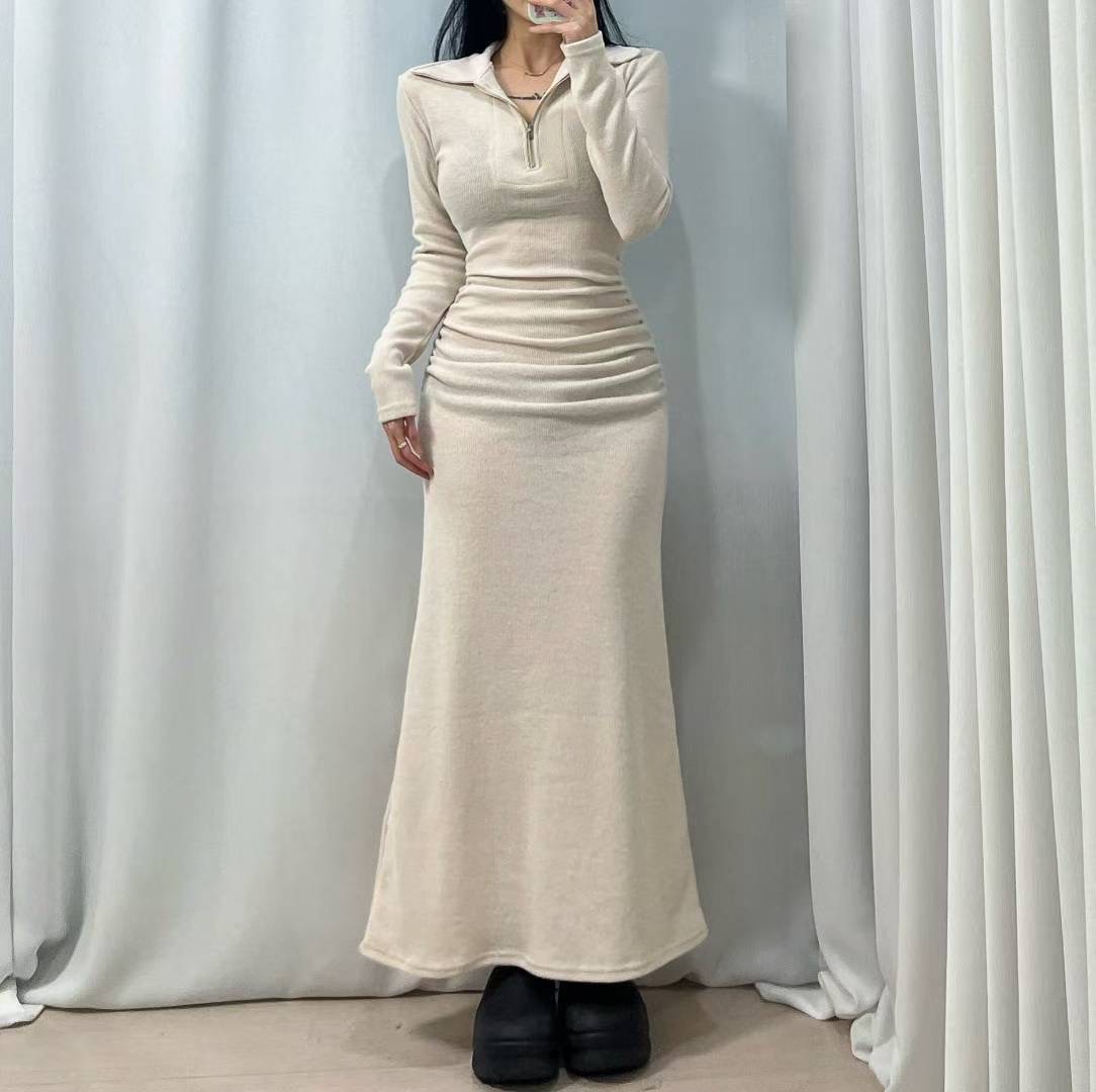 GANJI-간지-T東大門㊣直郵女裝新款25秋冬休閑時尚連衣裙GANJI-ot連衣裙圖色1