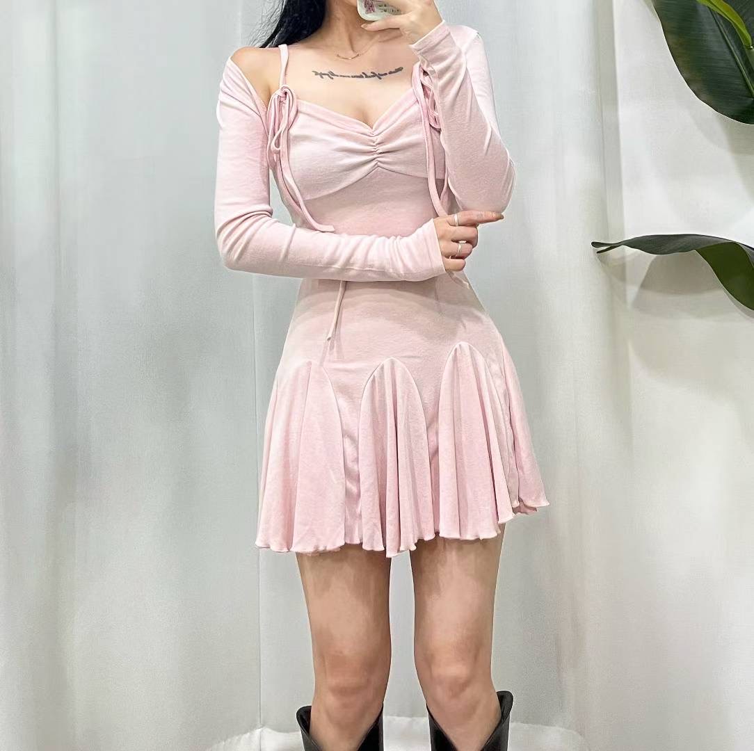 GANJI-간지-T韓國代購㊣女士新品熱賣25秋冬推薦職業連衣裙GANJI-ot連衣裙圖色1