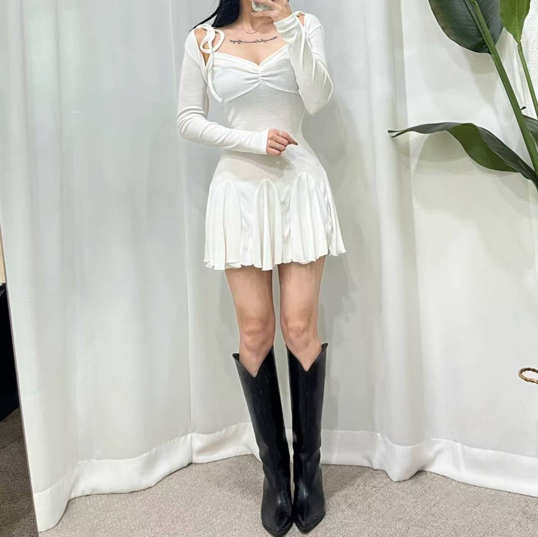 GANJI-간지-T韓國代購㊣女士新品熱賣25秋冬推薦職業連衣裙GANJI-ot連衣裙圖色2