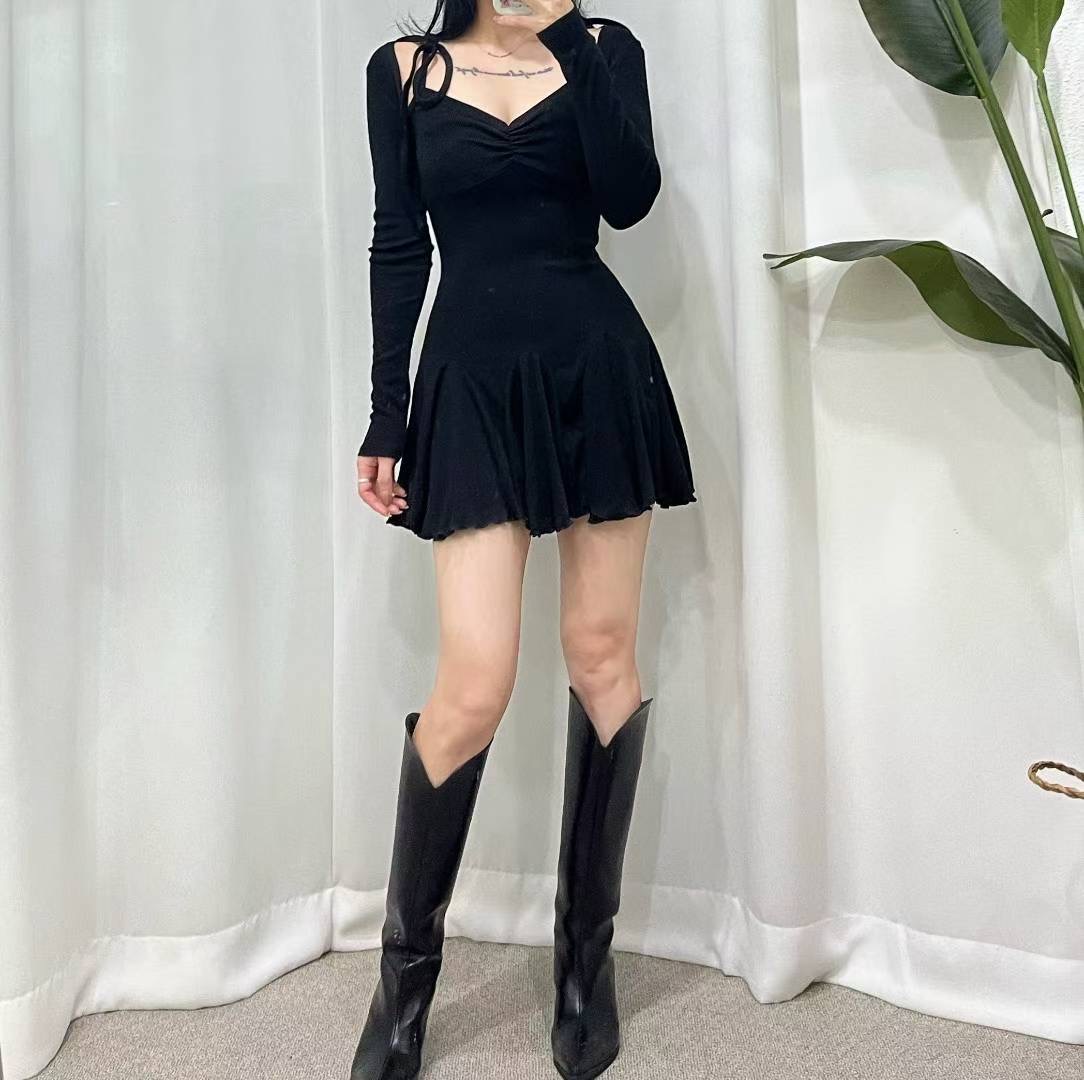 GANJI-간지-T韓國代購㊣女士新品熱賣25秋冬推薦職業連衣裙GANJI-ot連衣裙圖色3