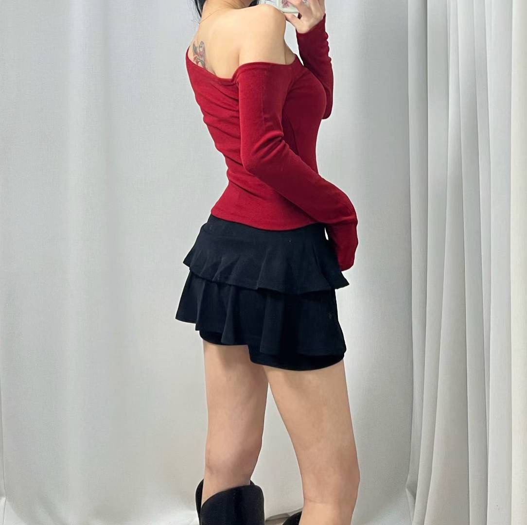 GANJI-간지-T東大門㊣直郵女裝新款人氣休閑真品推薦長袖T恤GANJI-ot長袖T恤