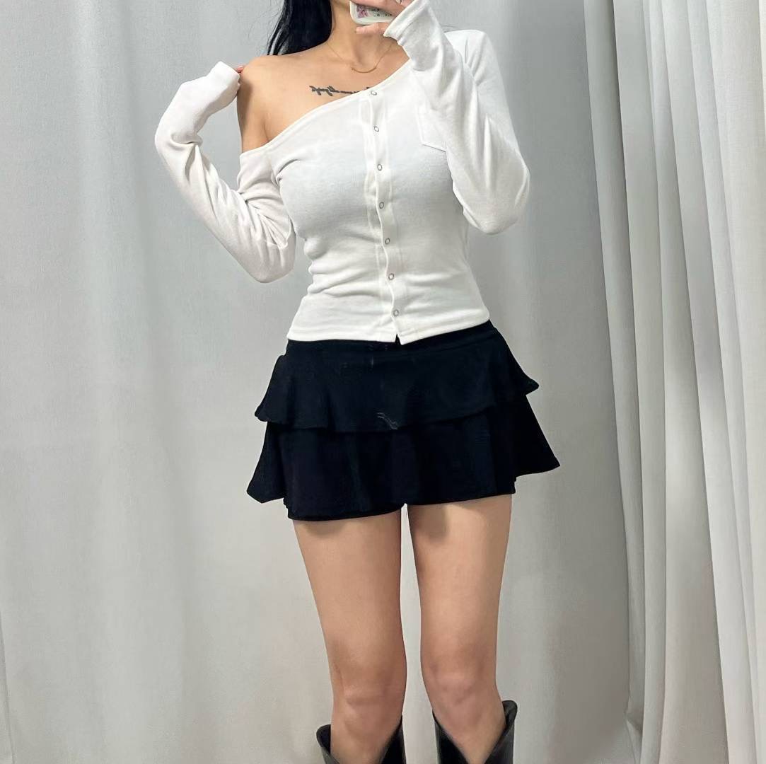 GANJI-간지-T東大門㊣直郵女裝新款人氣休閑真品推薦長袖T恤GANJI-ot長袖T恤圖色2