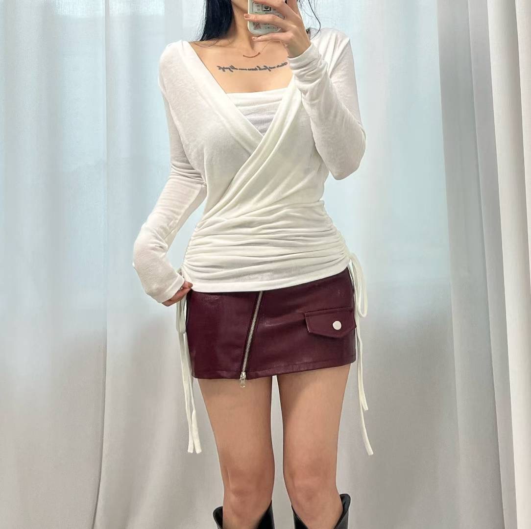 GANJI-간지-T東大門㊣直郵女士新款人氣25秋冬休閑長袖T恤GANJI-ot長袖T恤圖色2