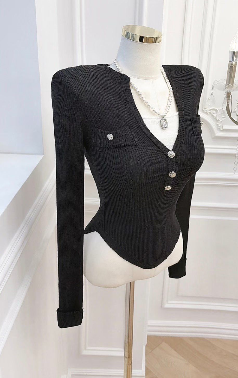 BLUE ANGEL-블루엔젤-T東大門㊣實拍女裝新品時尚針織衫BLUE ANGEL-ot針織衫圖色3