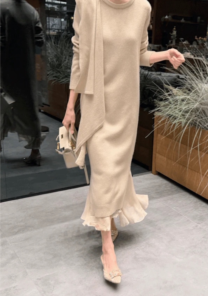 AWESOME-L東大門㊣直郵女士新品職業真品休閑推薦人氣連衣裙AWESOME-L連衣裙