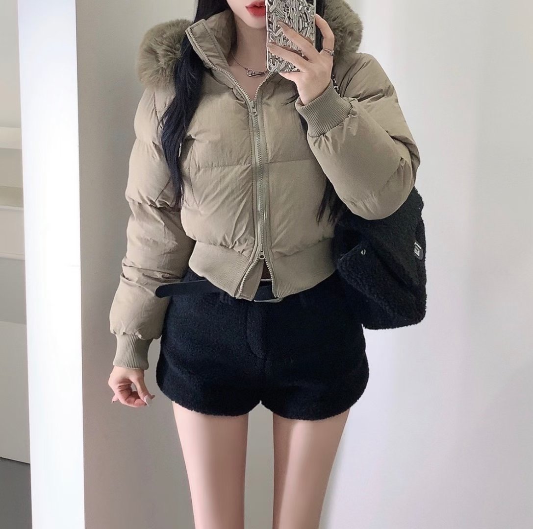 BLUE ANGEL-블루엔젤-T韓國直郵㊣女裝新品25秋冬短款棉服BLUE ANGEL-ot短款棉服圖色1