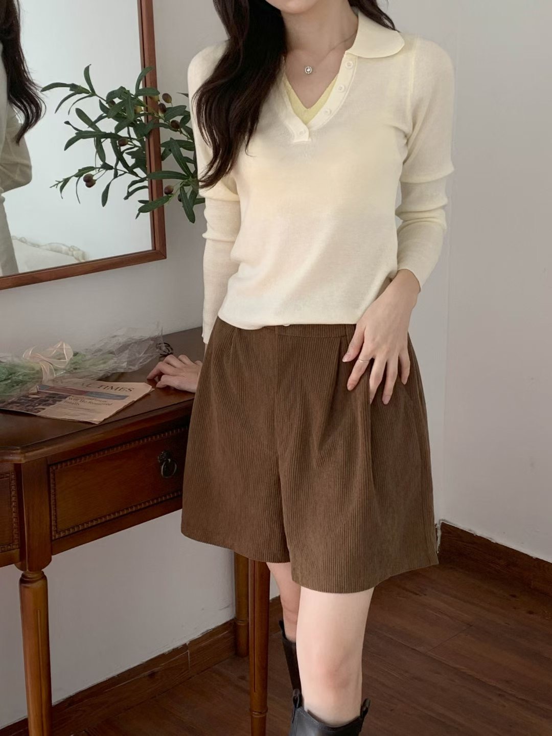 BLUE ANGEL-블루엔젤-T東大門㊣直郵女士新款推薦長袖T恤BLUE ANGEL-ot長袖T恤