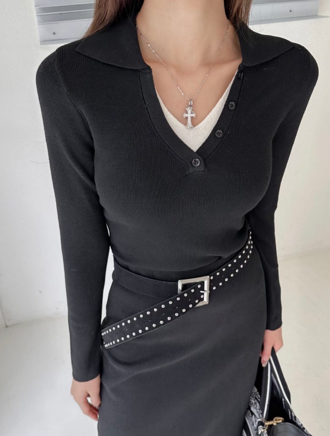 BLUE ANGEL-블루엔젤-T東大門㊣直郵女士新款推薦長袖T恤BLUE ANGEL-ot長袖T恤圖色1