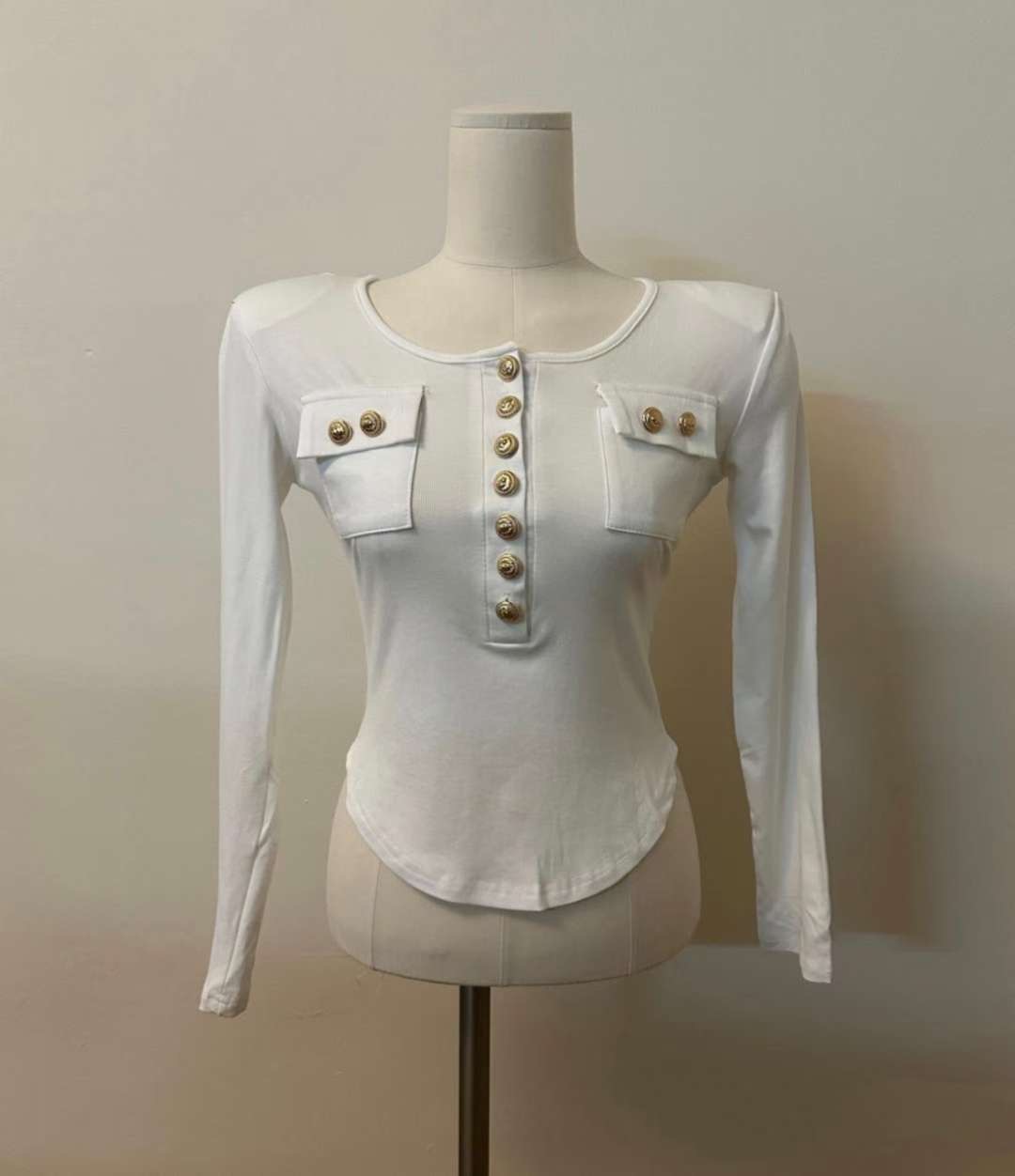 BLUE ANGEL-블루엔젤-T東大門㊣代購女裝新款熱賣長袖T恤BLUE ANGEL-ot長袖T恤圖色1