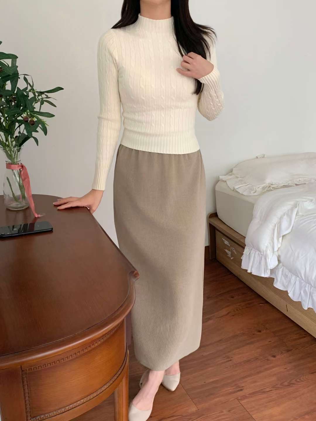 BLUE ANGEL-블루엔젤-T韓國代購㊣女裝新款職業人氣針織衫BLUE ANGEL-ot針織衫