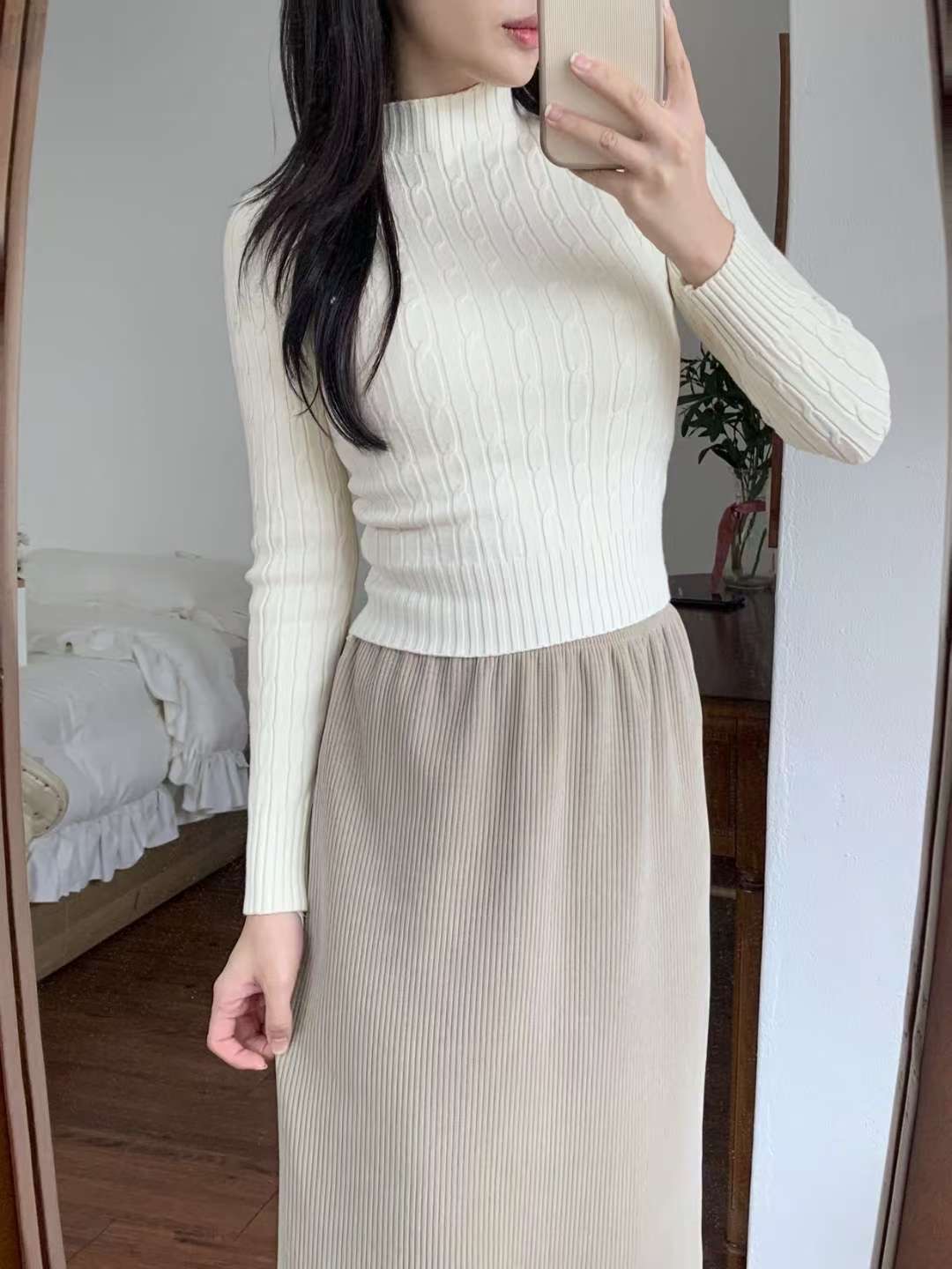 BLUE ANGEL-블루엔젤-T韓國代購㊣女裝新款職業人氣針織衫BLUE ANGEL-ot針織衫圖色1