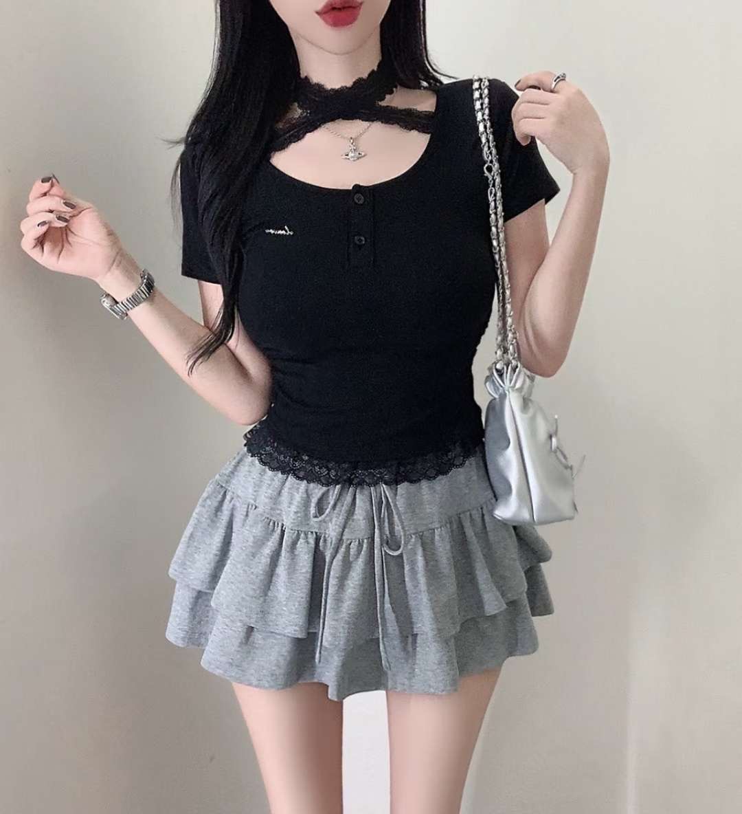 BLUE ANGEL-블루엔젤-T東大門㊣實拍女裝新品時尚真品T恤BLUE ANGEL-otT恤圖色1