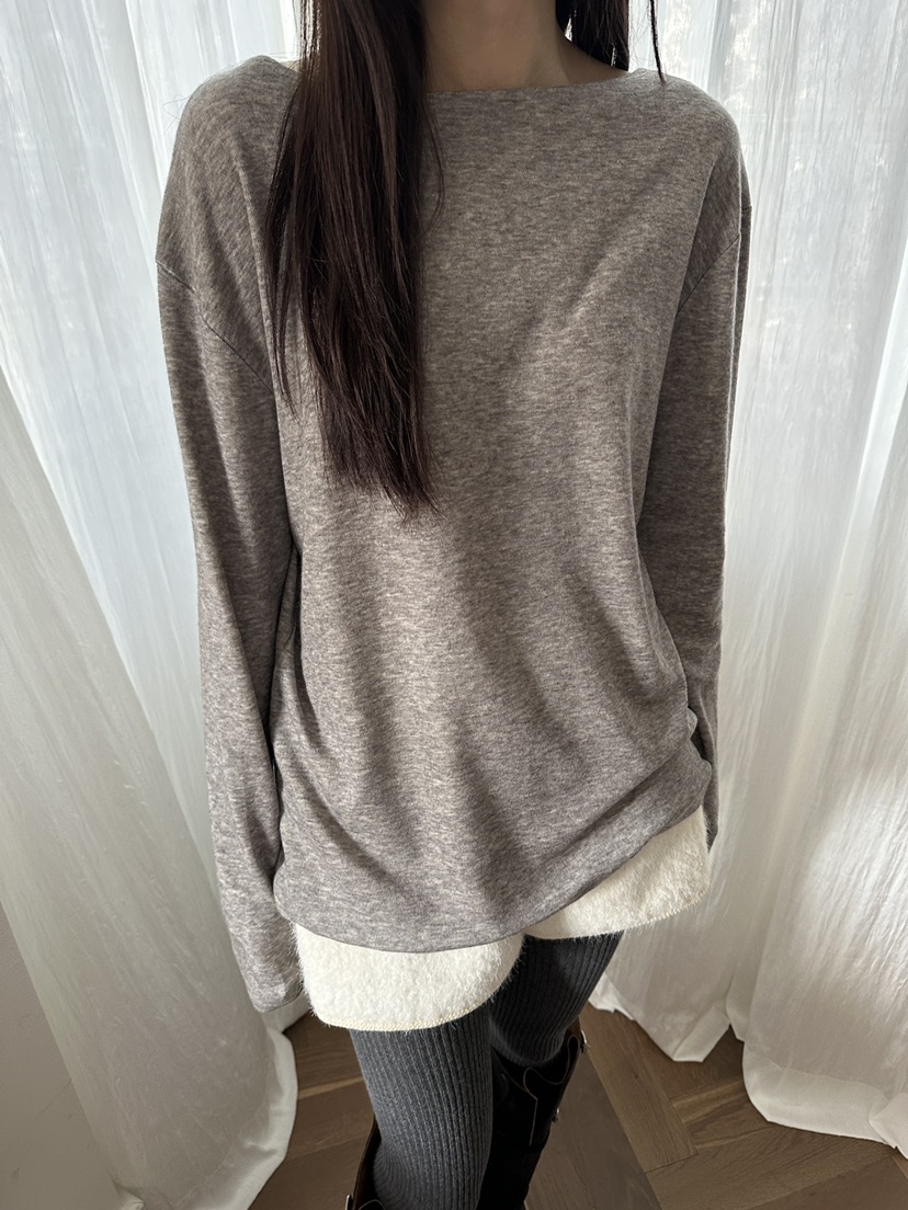 BOWIE東大門㊣直郵女士新款25秋冬熱賣職業時尚人氣長袖T恤BOWIE長袖T恤