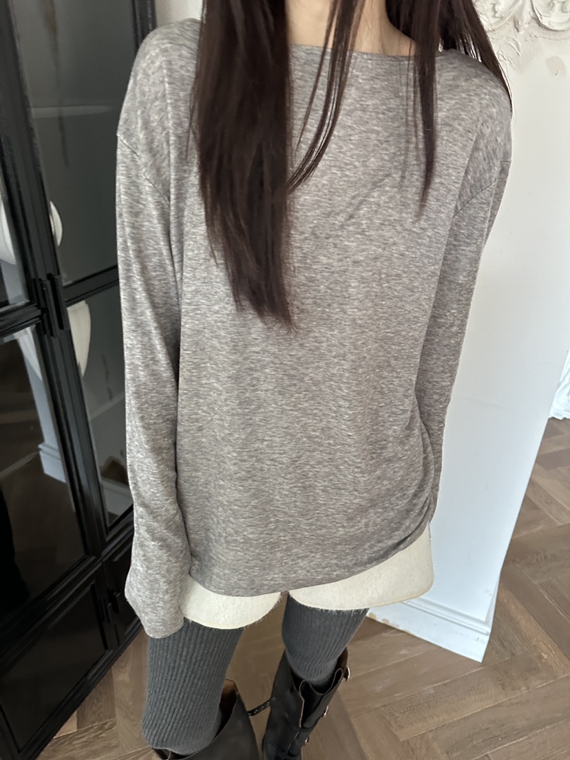 BOWIE東大門㊣直郵女士新款25秋冬熱賣職業時尚人氣長袖T恤BOWIE長袖T恤