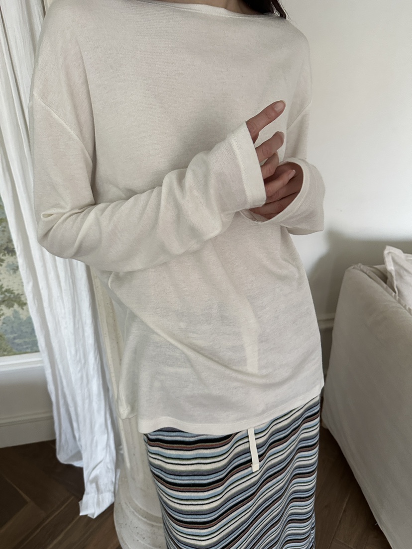 BOWIE東大門㊣直郵女士新款25秋冬熱賣職業時尚人氣長袖T恤BOWIE長袖T恤