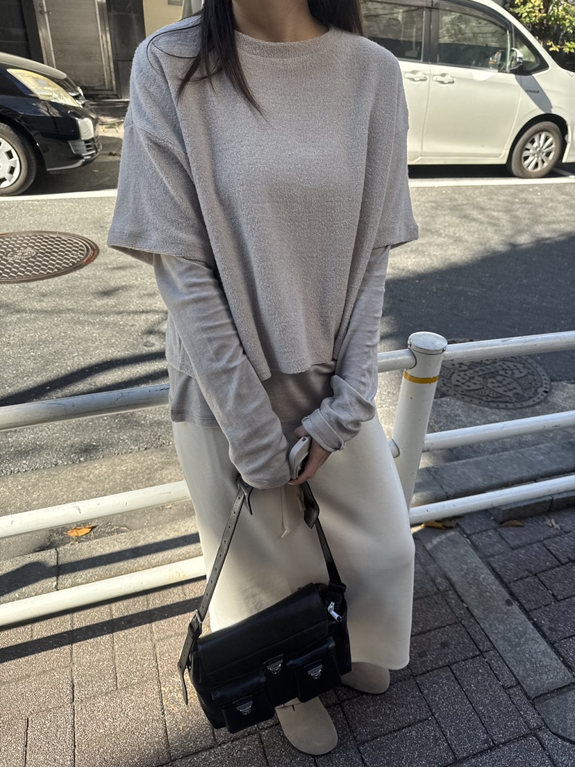 BOWIE東大門㊣直郵女士新款25秋冬熱賣職業時尚人氣長袖T恤BOWIE長袖T恤