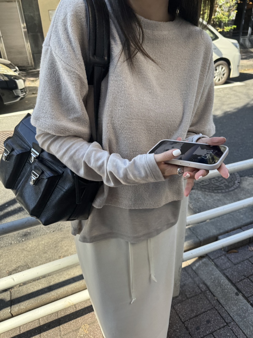 BOWIE東大門㊣直郵女士新款25秋冬熱賣職業時尚人氣長袖T恤BOWIE長袖T恤