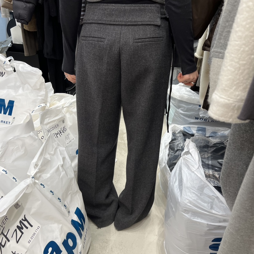 RECOVER韓國代購㊣女裝新款職業熱賣真品推薦人氣時尚休閑褲RECOVER/MOMENT休閑褲