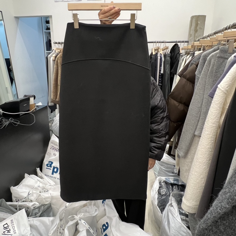 RECOVER韓國直郵㊣女裝新款真品職業休閑25秋冬熱賣人氣長裙RECOVER/MOMENT長裙圖色2