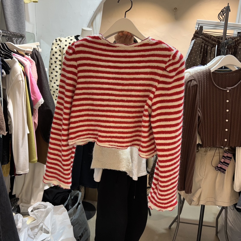 OZ東大門㊣代購女裝新款推薦休閑時尚熱賣職業長袖T恤荷葉邊OZ.ounce長袖T恤