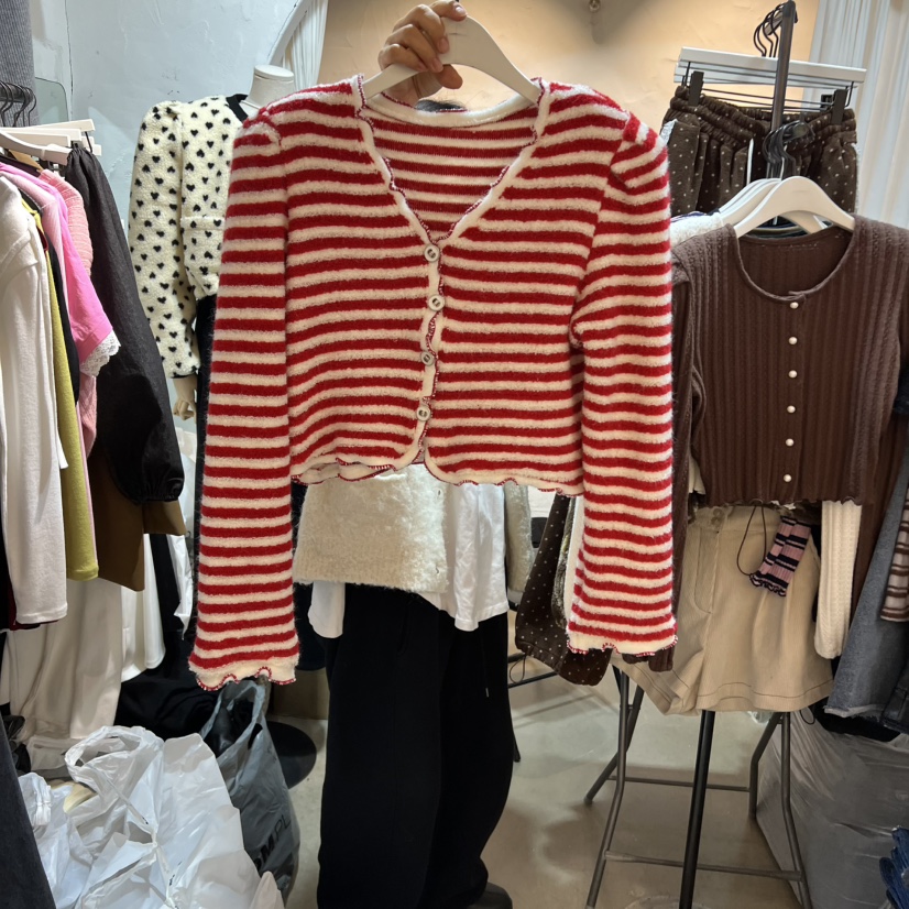 OZ東大門㊣代購女裝新款推薦休閑時尚熱賣職業長袖T恤荷葉邊OZ.ounce長袖T恤圖色1