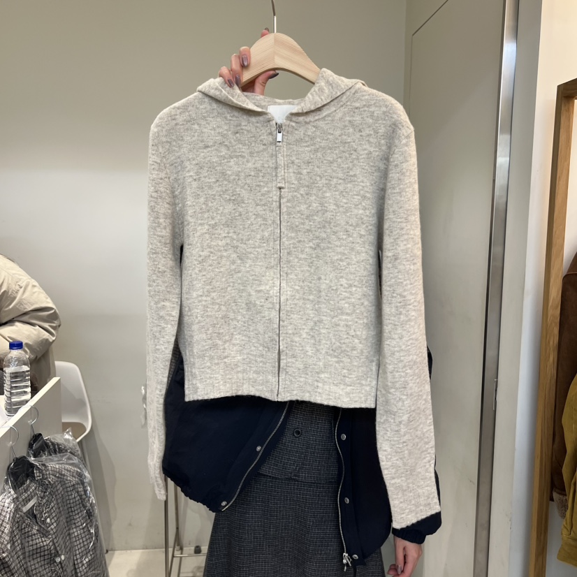 OUTRENE韓國代購㊣女裝新款休閑真品25秋冬推薦熱賣人氣針織衫OUTRENE針織衫圖色1