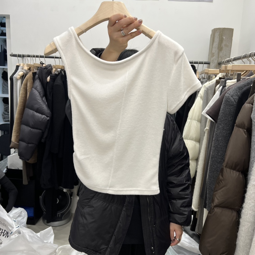 RECOVER東大門㊣實拍女士新品職業時尚熱賣休閑T恤不含內搭RECOVER/MOMENTT恤