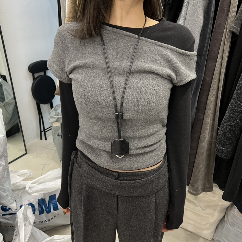 RECOVER東大門㊣實拍女士新品職業時尚熱賣休閑T恤不含內搭RECOVER/MOMENTT恤圖色1