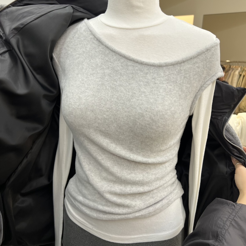 RECOVER東大門㊣實拍女士新品職業時尚熱賣休閑T恤不含內搭RECOVER/MOMENTT恤圖色3