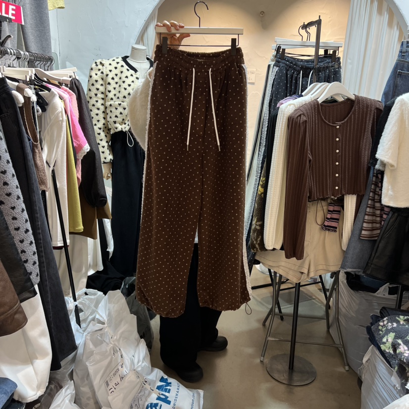 OZ韓國代購㊣女裝新款職業人氣休閑25秋冬真品熱賣休閑褲羊毛OZ.ounce休閑褲圖色2