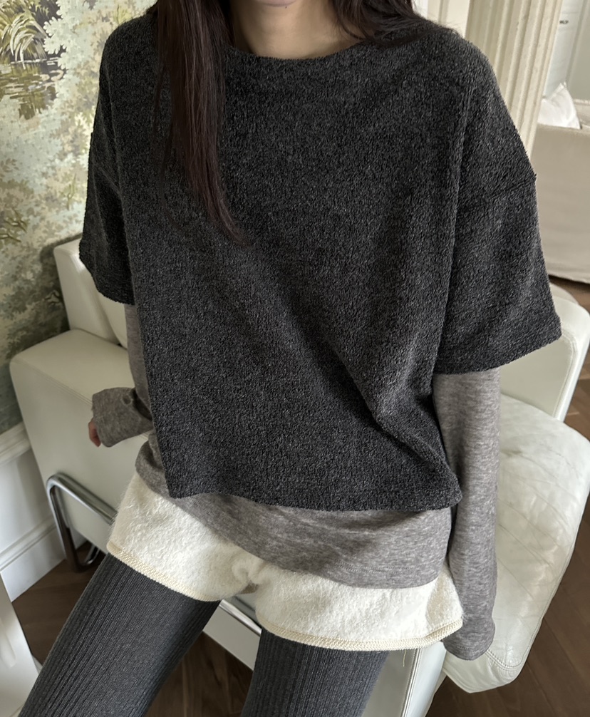 BOWIE韓國代購㊣女裝新款職業真品25秋冬時尚人氣熱賣休閑T恤BOWIET恤