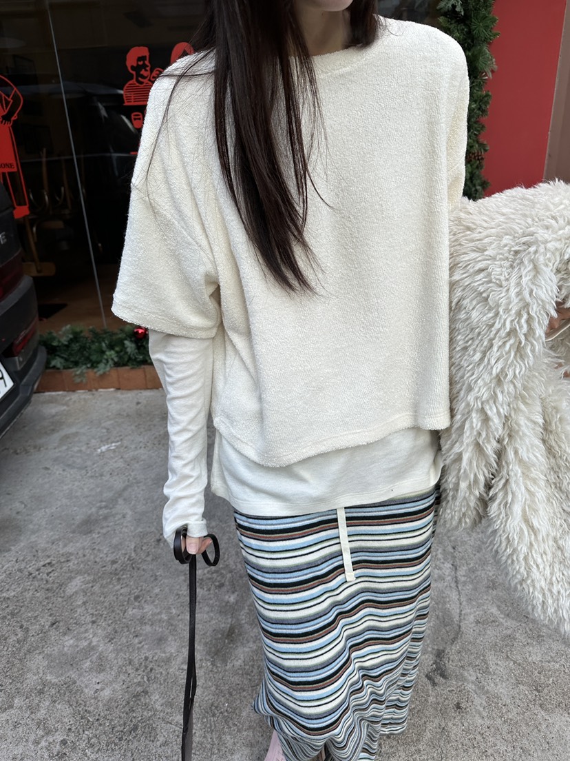 BOWIE韓國代購㊣女裝新款職業真品25秋冬時尚人氣熱賣休閑T恤BOWIET恤