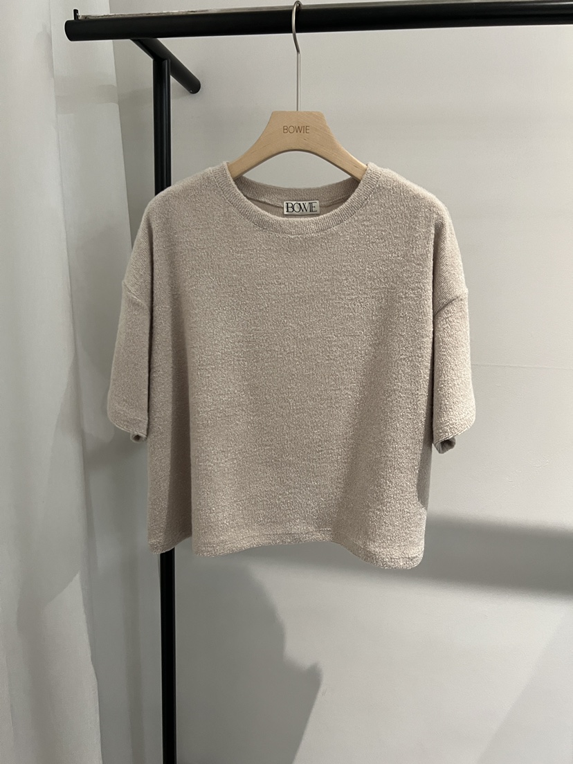 BOWIE韓國代購㊣女裝新款職業真品25秋冬時尚人氣熱賣休閑T恤BOWIET恤圖色1