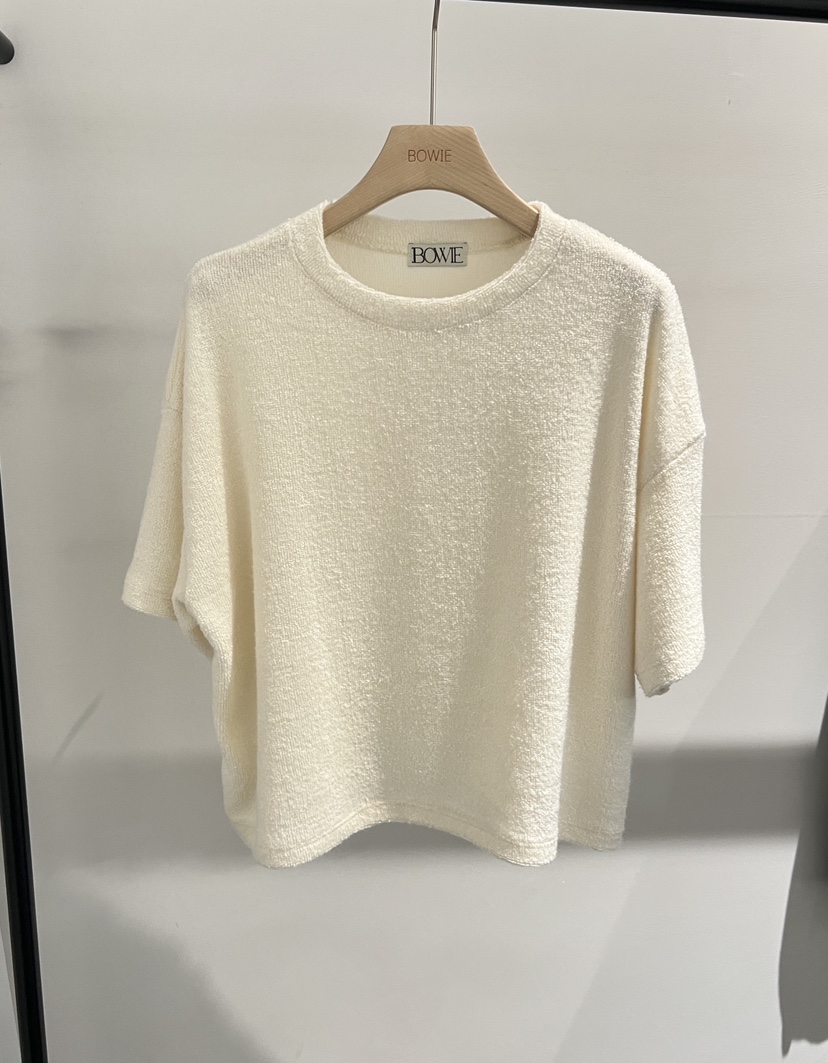 BOWIE韓國代購㊣女裝新款職業真品25秋冬時尚人氣熱賣休閑T恤BOWIET恤圖色2