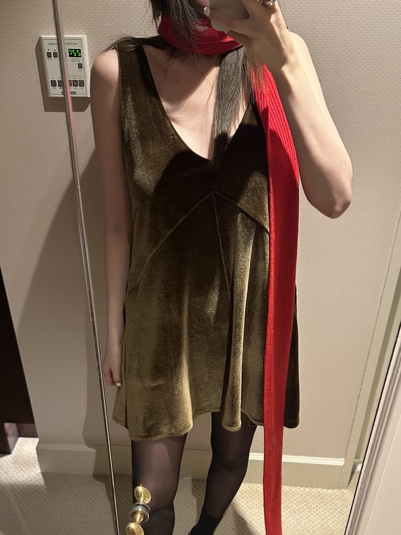 BOWIE東大門㊣代購女裝新品真品職業熱賣推薦休閑連衣裙絲絨BOWIE連衣裙