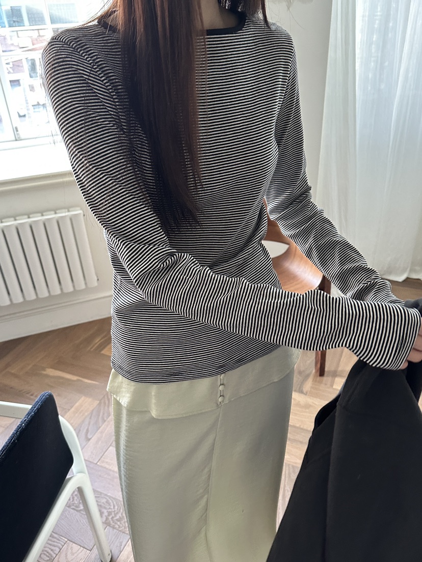 BOWIE東大門㊣代購女士新款人氣熱賣真品時尚25秋冬長袖T恤BOWIE長袖T恤