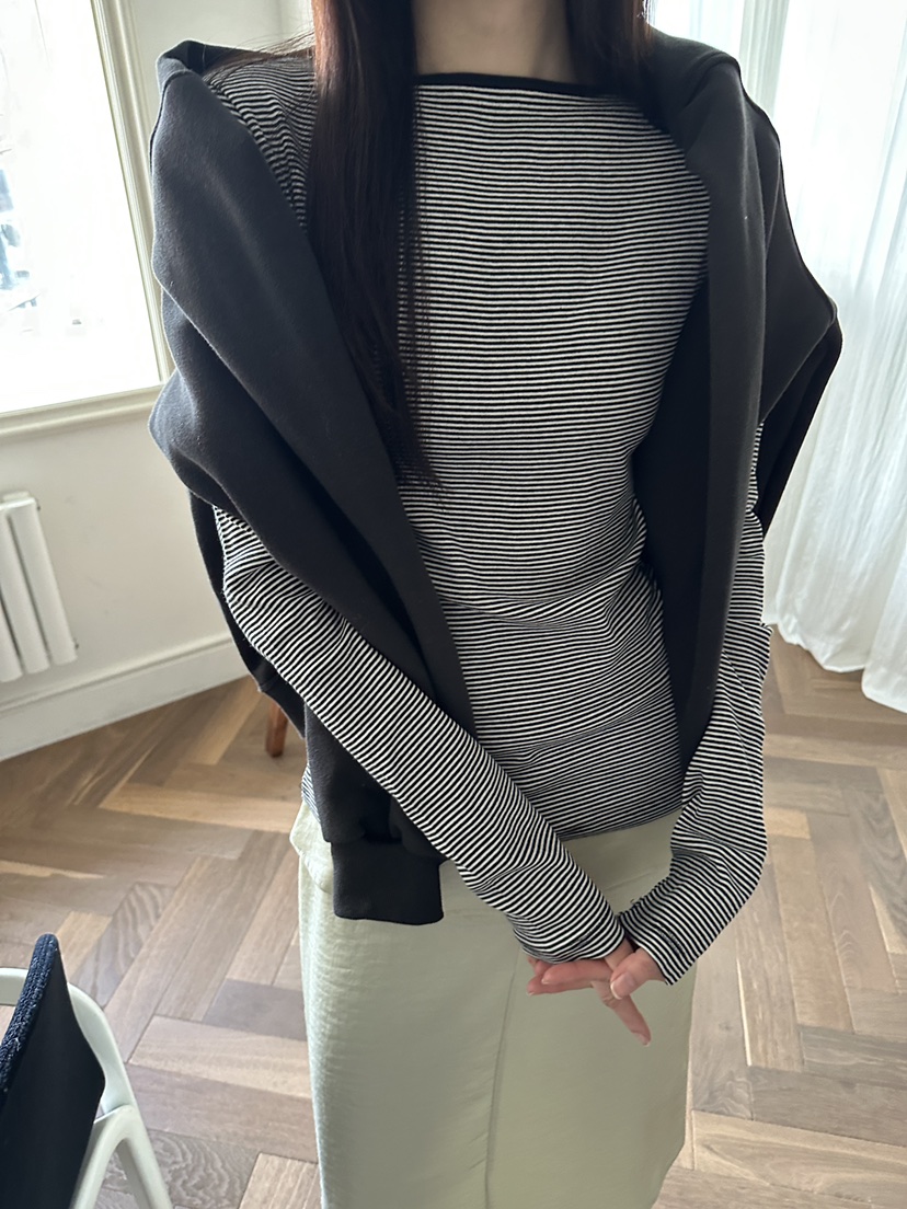 BOWIE東大門㊣代購女士新款人氣熱賣真品時尚25秋冬長袖T恤BOWIE長袖T恤