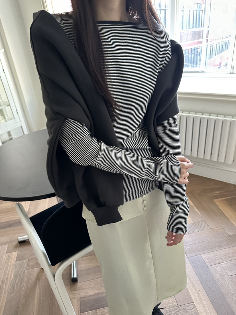 BOWIE東大門㊣代購女士新款人氣熱賣真品時尚25秋冬長袖T恤BOWIE長袖T恤