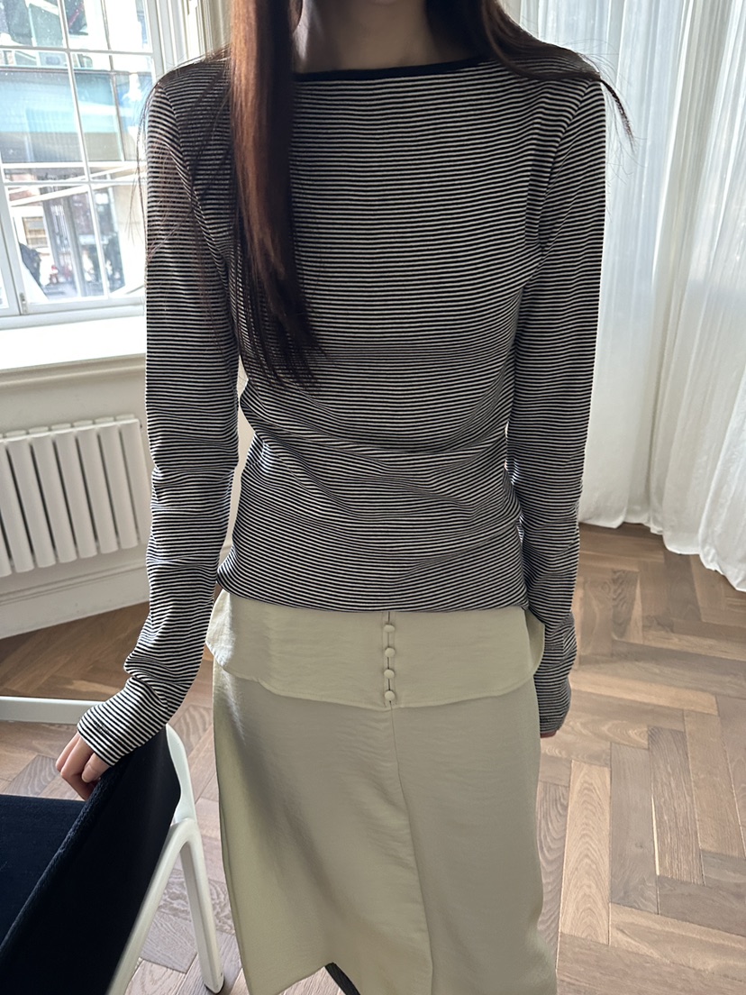 BOWIE東大門㊣代購女士新款人氣熱賣真品時尚25秋冬長袖T恤BOWIE長袖T恤