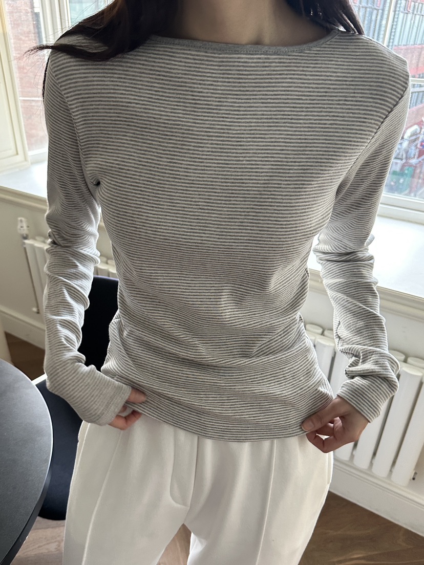 BOWIE東大門㊣代購女士新款人氣熱賣真品時尚25秋冬長袖T恤BOWIE長袖T恤